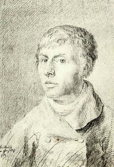 Caspar David Friedrich Self-Portrait oil painting image